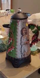 Bleeding Heart Coffee Pot, STG-0176